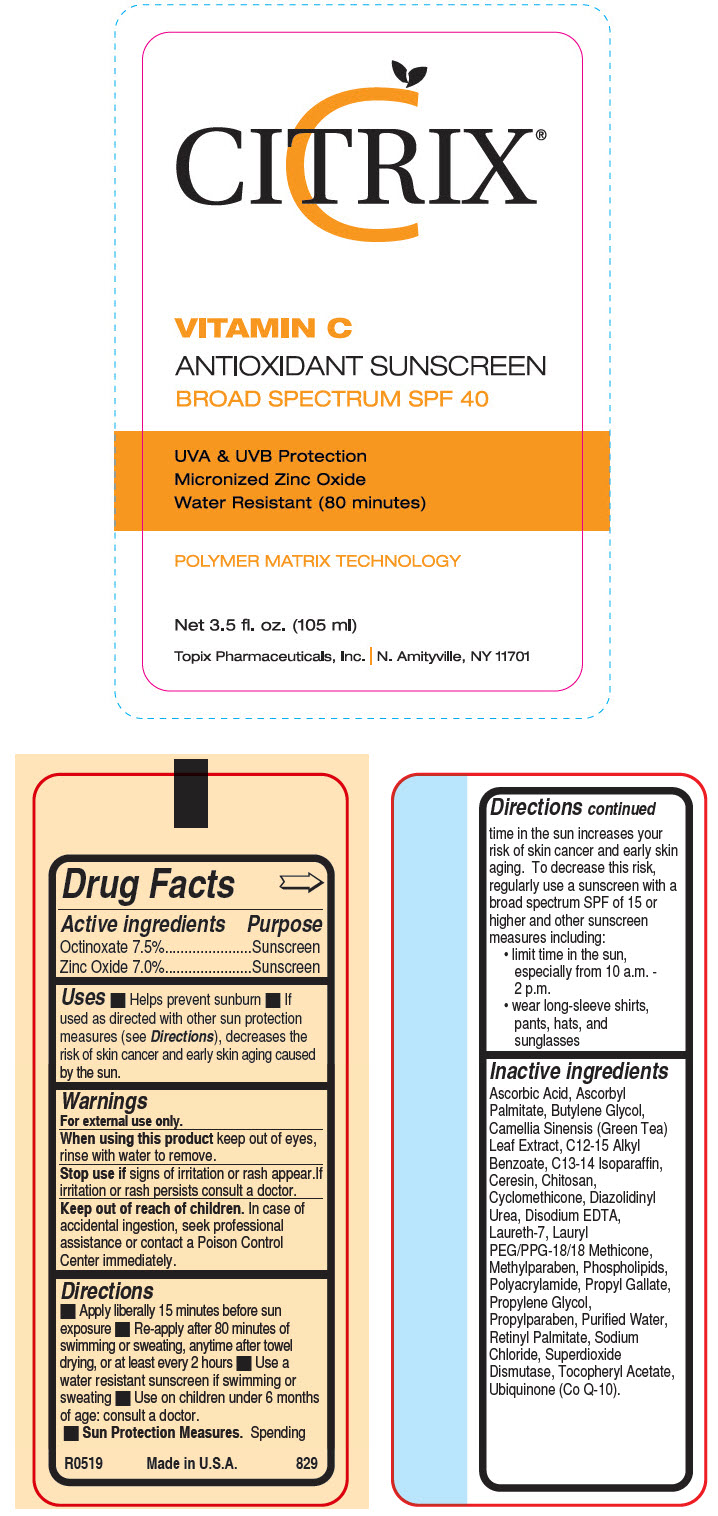 Pill image for Vit C Antioxidant Sunscreen Spf 40