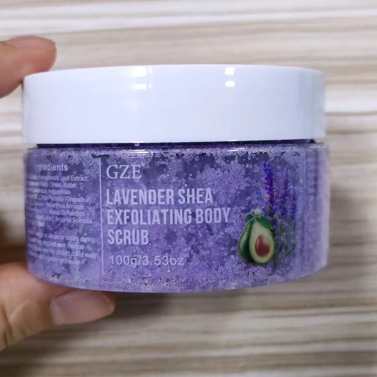 Pill image for Gze Lavender Shea Exfoliating Body Scrub