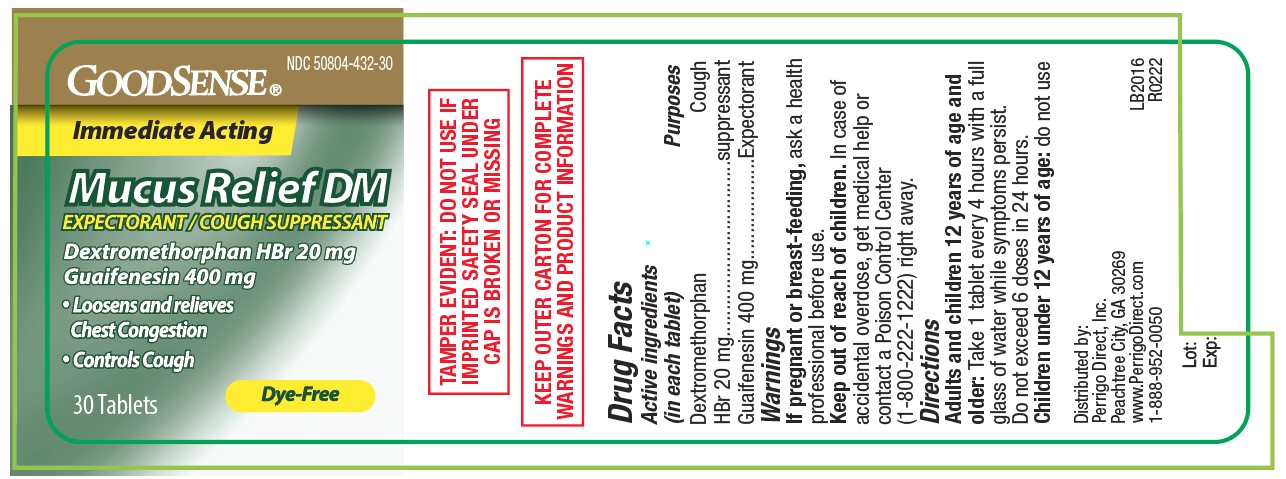 Pill image for 432 - Mucus Relief Dm