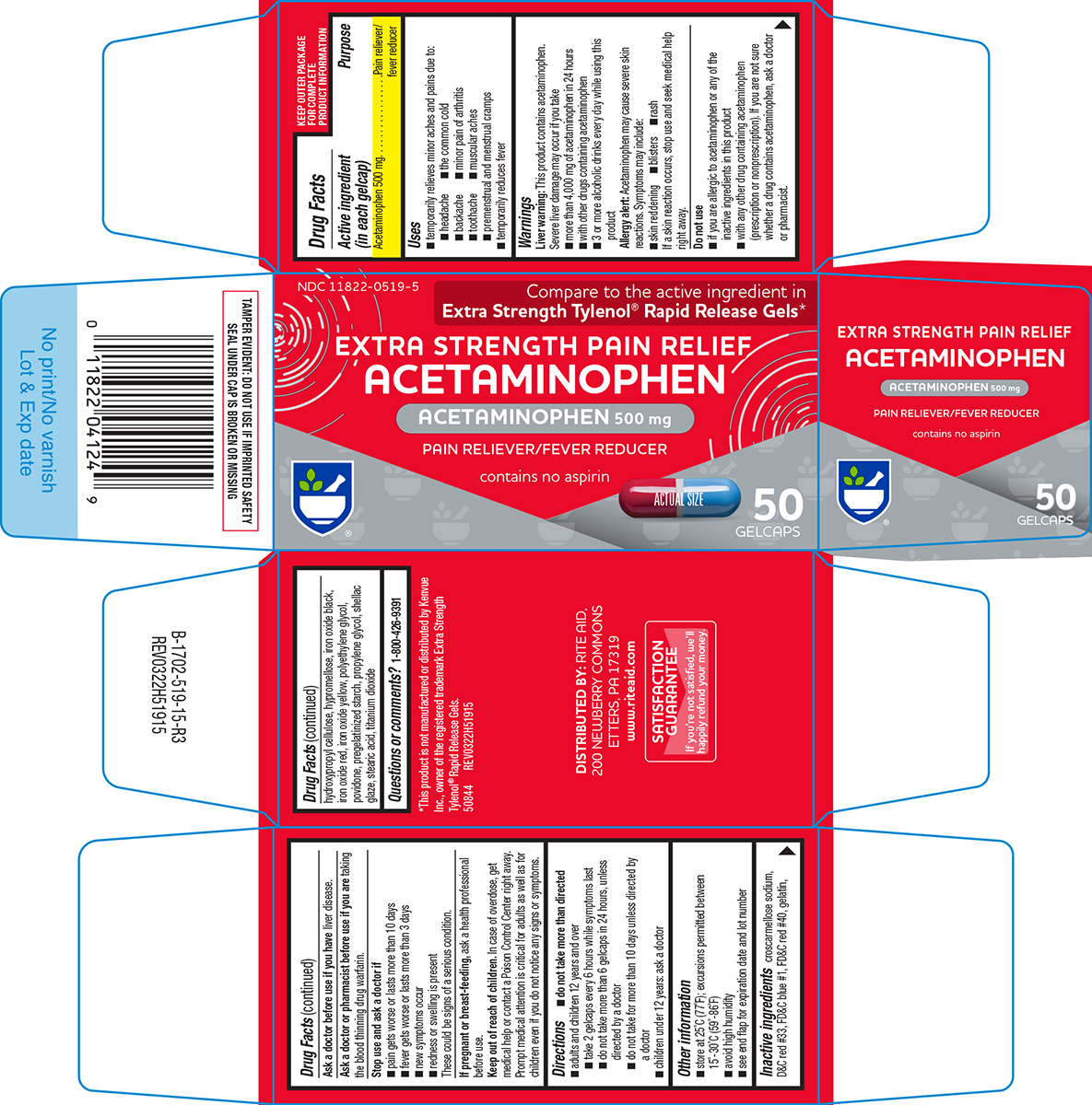 Pill image for Rite Aid 44-519