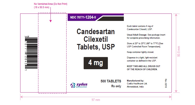 Pill image for Candesartan Cilexetil Tablets