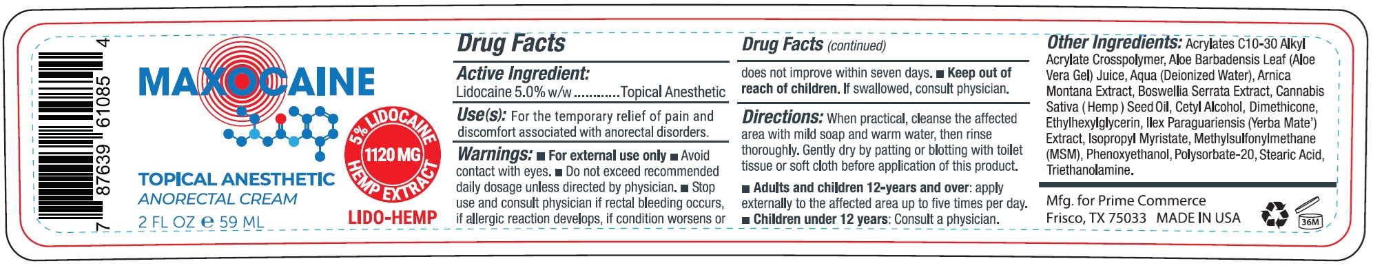 Pill image for Maxocaine Topical Anesthetic Anorectal
