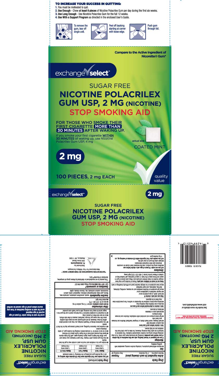 Pill image for Nicotine Polarilex Gum Coated Mint 2 Mg And 4 Mg