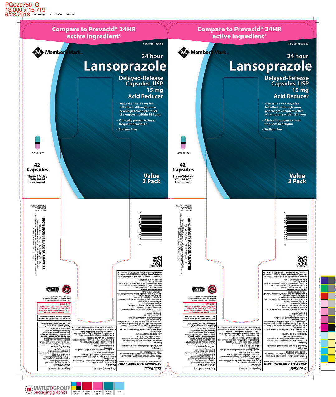 Pill image for Lansoprazole Dr Capsules Usp 15 Mg