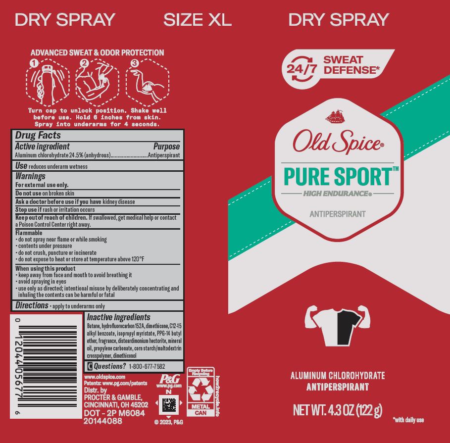Pill image for Old Spice High Endurance Pure Sport Dry Spray