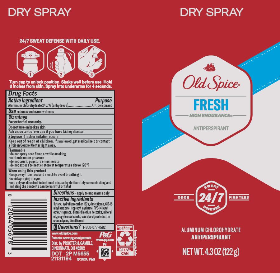 Pill image for Old Spice High Endurance Pure Sport Dry Spray