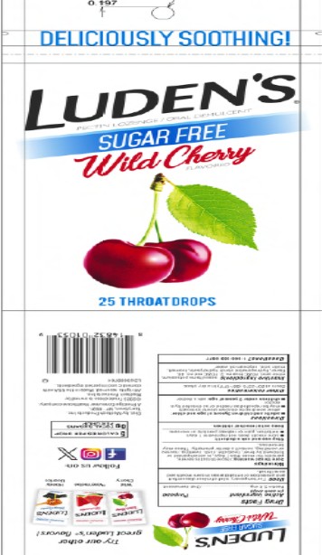 Pill image for Ludens Sugar Free Wild Cherry