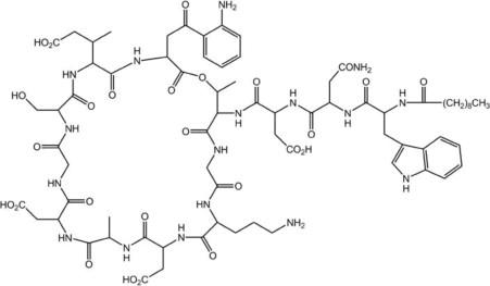Pill image for These Highlights Do Not Include All The Information Needed To Use Daptomycin For Injection Safely And Effectively. See Full Prescribing Information For Daptomycin For Injection.