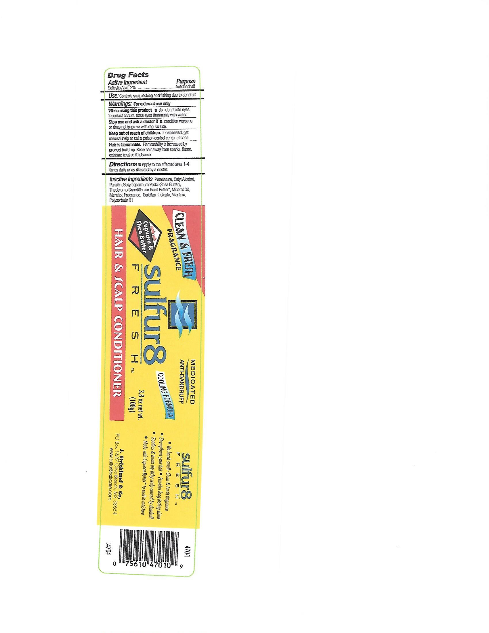 Pill image for Sulfur 8 Fresh Anti-dandruff Hair And Scalp Conditioner