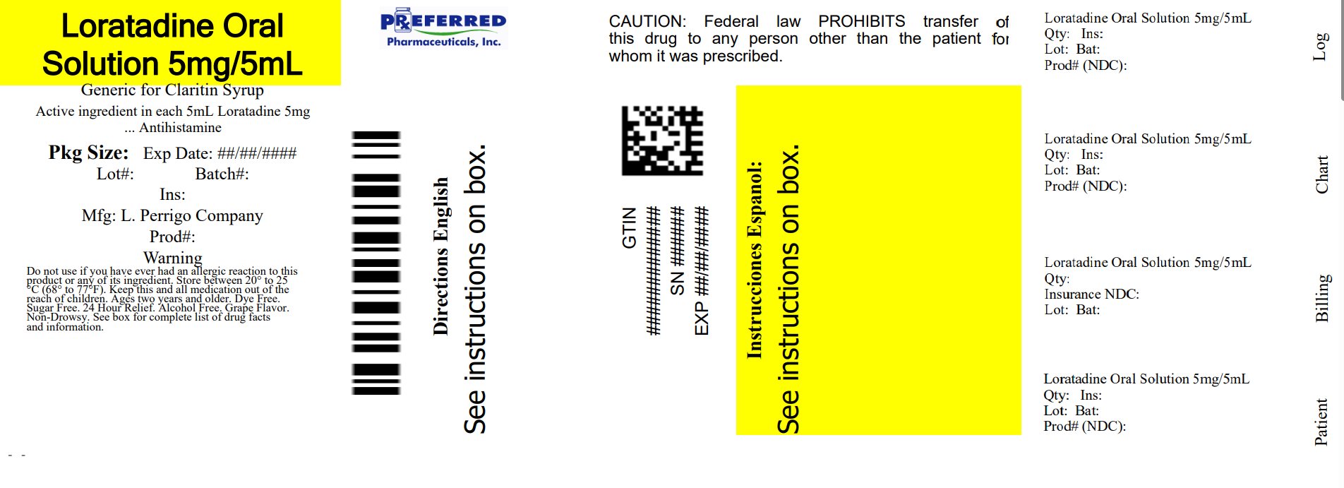 Pill image for Perrigo Children’s Allergy Relief Drug Facts