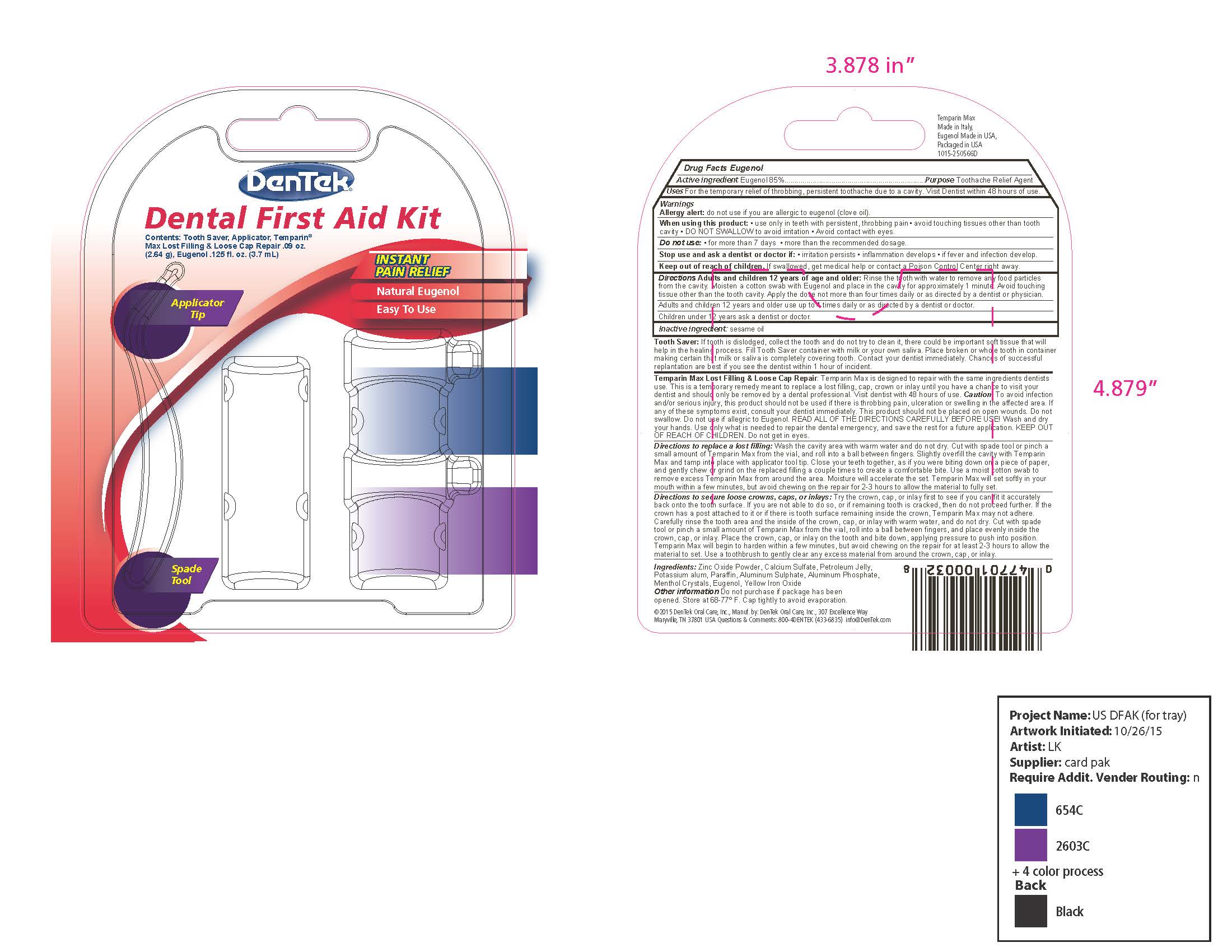 Pill image for Dentek Dental First Aid Kit