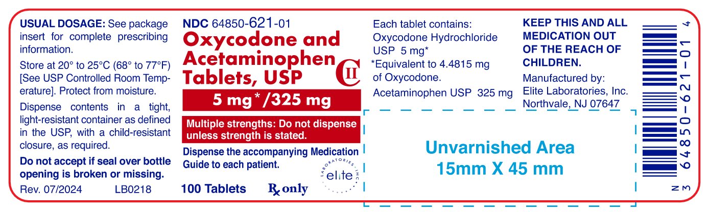 Pill image for Oxycodone And Acetaminophen Tablets, Usp