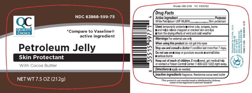 Pill image for Quality Choice Petrolatum Jelly With Cocoa Butter