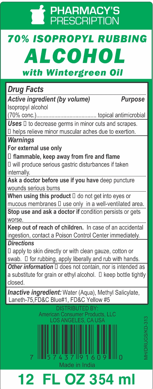 Pill image for 70% Isopropyl Rubbing Alcohol With Wintergreen