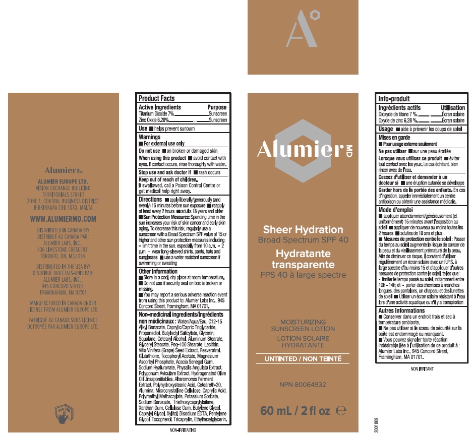 Pill image for Alumier Md Sheer Hydration