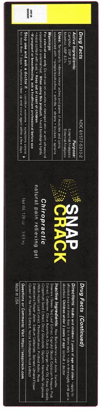 Pill image for Snap Crack Natural Pain Relieving Gel