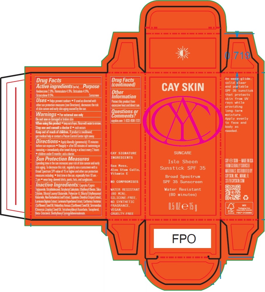 Pill image for Cay Skin Isle Sheen Sunstick Spf 35