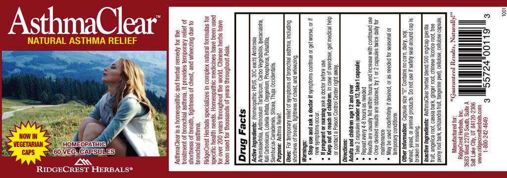 Pill image for Asthmaclear