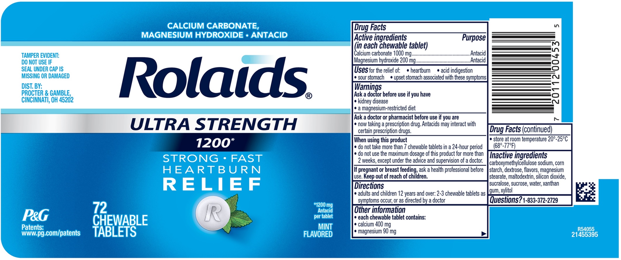 Pill image for Rolaids Ultra Strength 1200