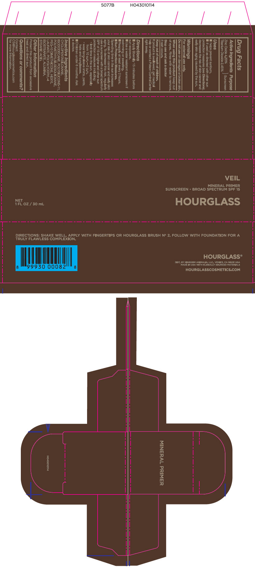 Pill image for Veil Mineral Primer Sunscreen Broad Spectrum Spf 15