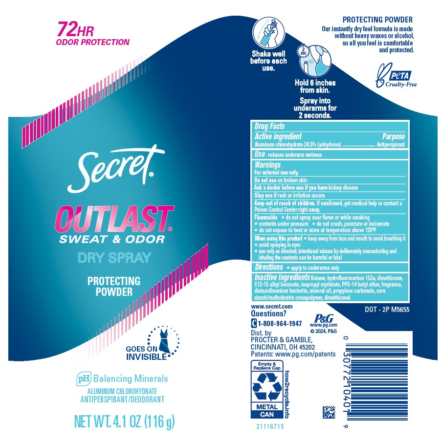 Pill image for Secret Outlast Dry Spray Protecting Powder
