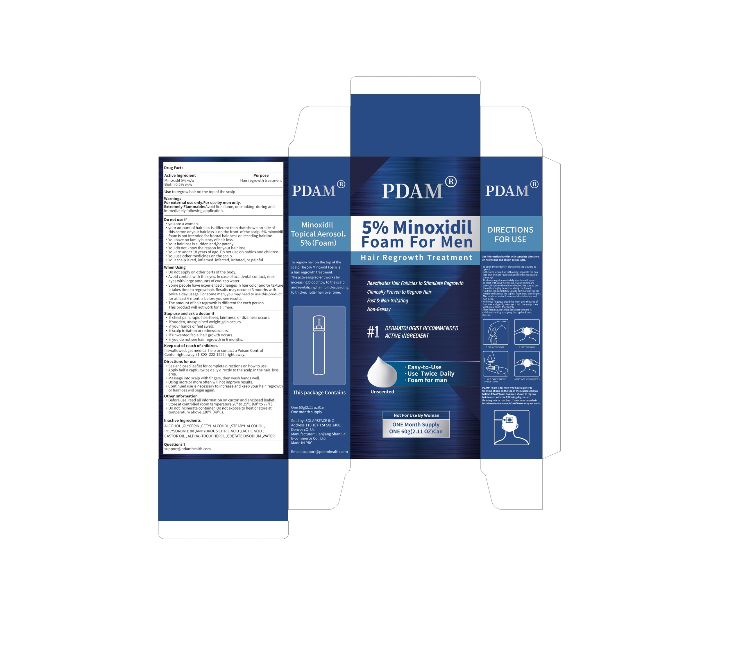 Pill image for 5% Minoxidil Hair Regrowth Foam