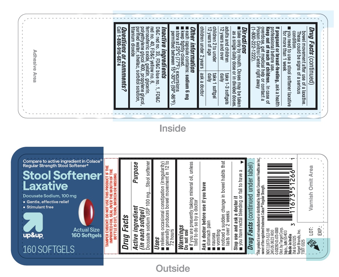 Pill image for 730t- Target-docusate Sodium 100mg - Dual Color