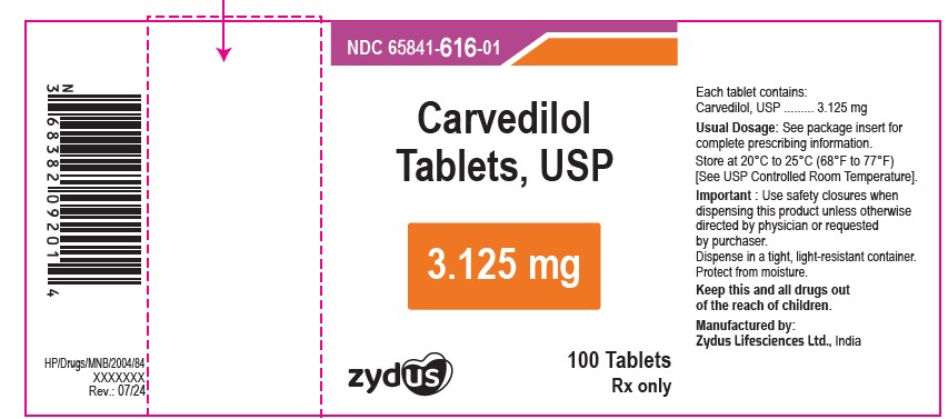 Pill image for Carvedilol Tablets