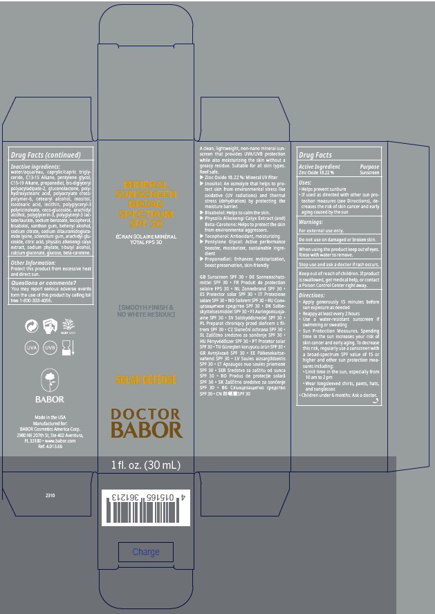 Pill image for Doctor Babor Solar Defense Mineral Sunscreen Broad Spectrum Spf 30