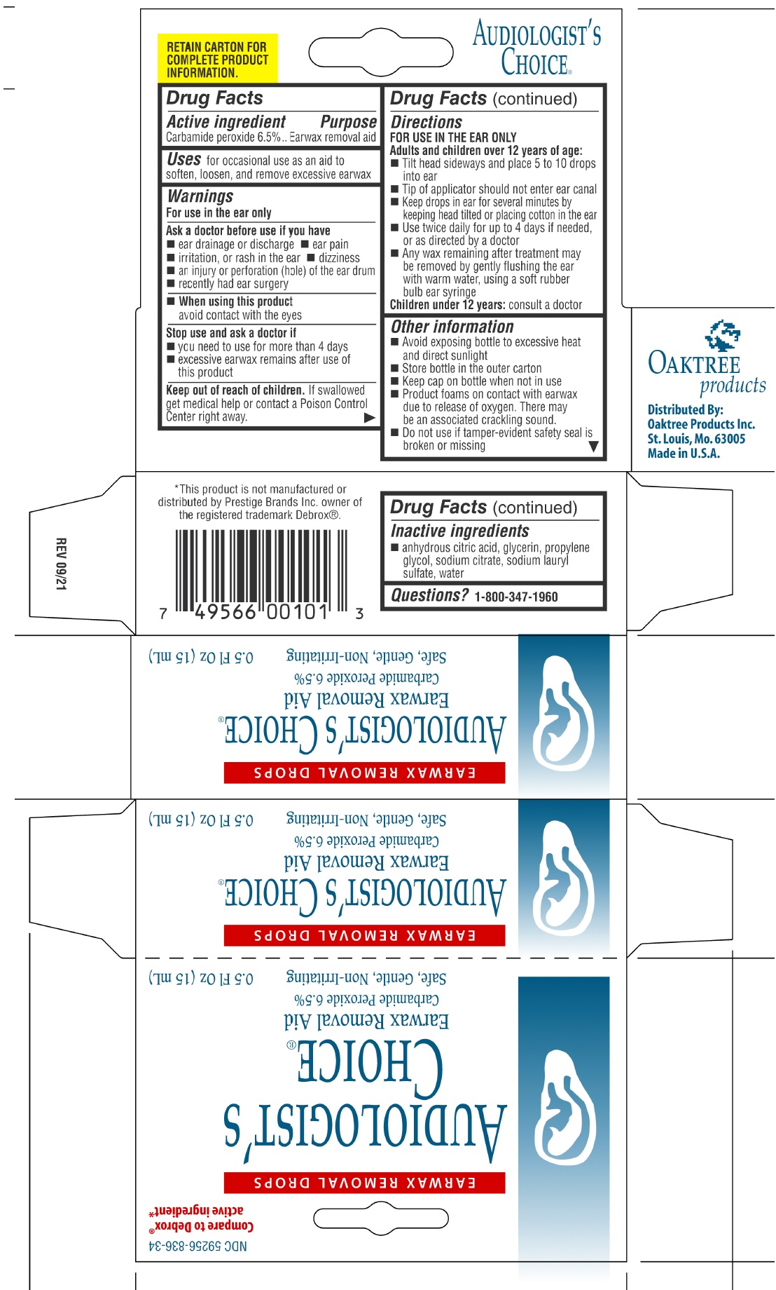 Pill image for Audiologists Choice Earwax Removal Aid Drops