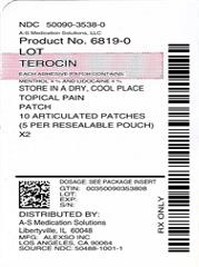 Pill image for Terocin Patch