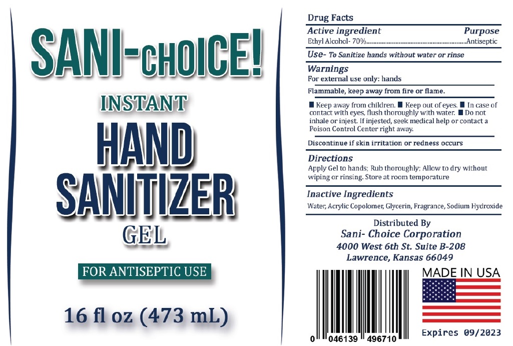Pill image for Sani-choice Instant Hand Sanitizer Gel