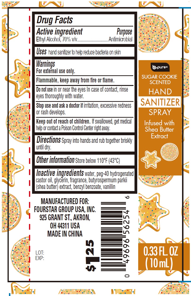 Pill image for B-pure Hand Sanitizer Spray, Sugar Cookie Scented