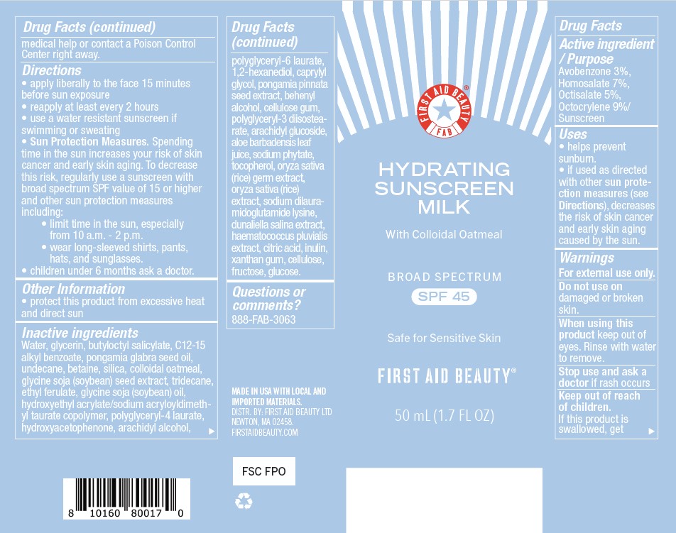 Pill image for First Aid Beauty Fab Hydrating Sunscreen Milk Broad Spectrum Spf 45
