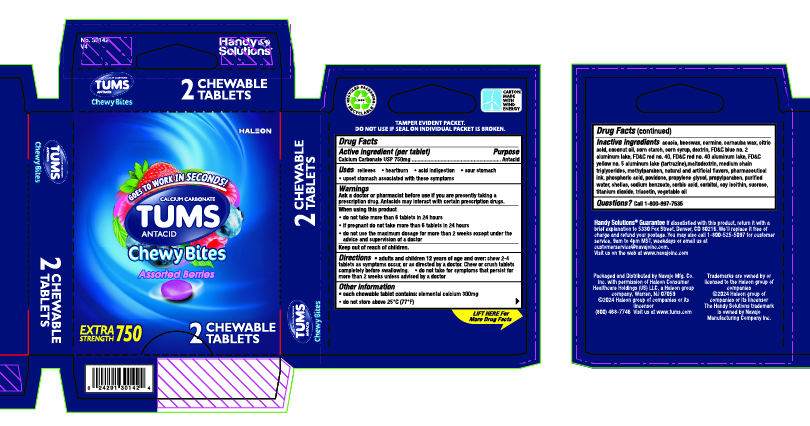 Pill image for Tums Chewy Bites 2ct