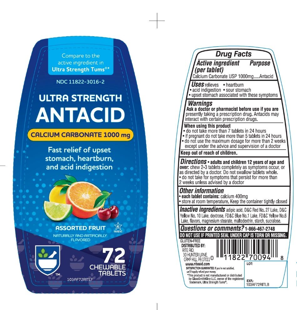 Pill image for Rite Aid Ultra Strength Assorted Fruits Flavor Chewable Tablets