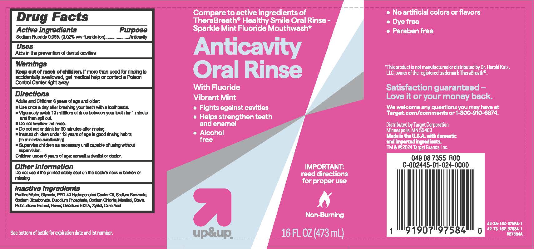 Pill image for Target Up & Up Anticavity Oral Rinse