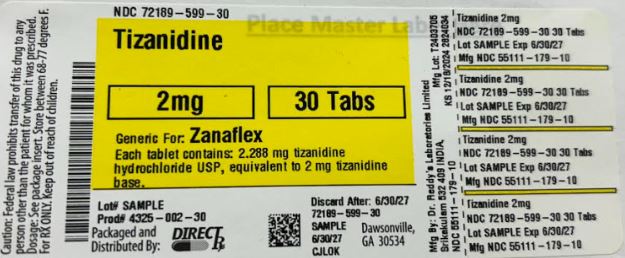 Pill image for Tizanidine