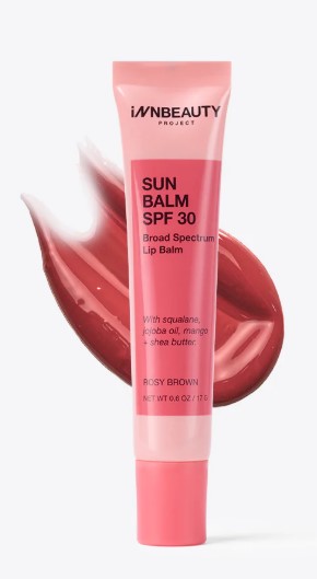 Pill image for Inn Beauty Sun Balm Spf30 Broad Spectrum Lip Balm - Rosy Brown