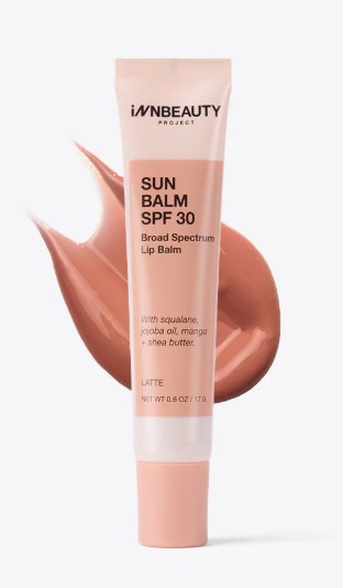 Pill image for Inn Beauty Sun Balm Spf30 Broad Spectrum Lip Balm - Latte