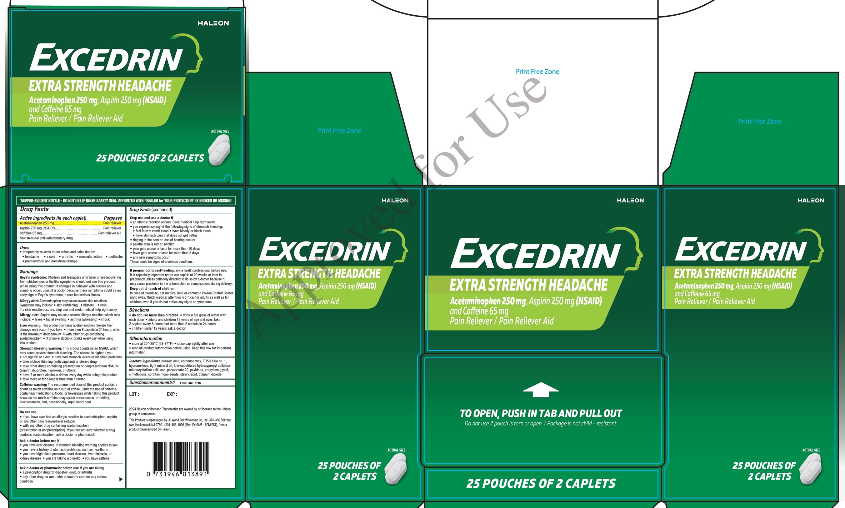 Pill image for Excedrin Extra Strength Headache