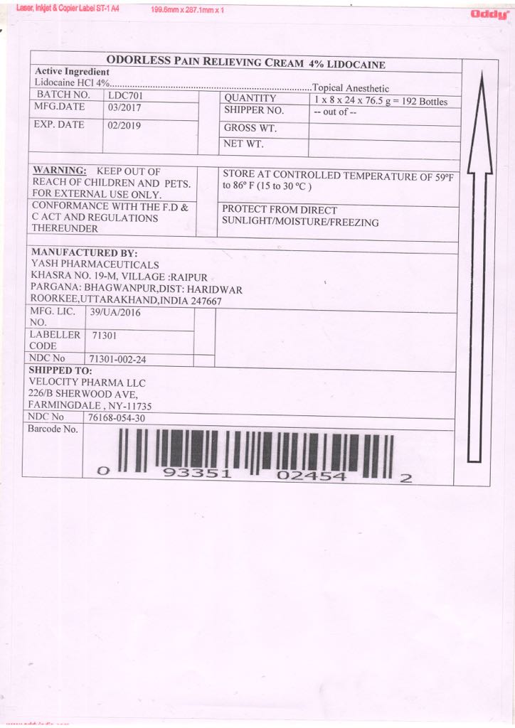 Pill image for Lidocaine Pain Relieving Creme