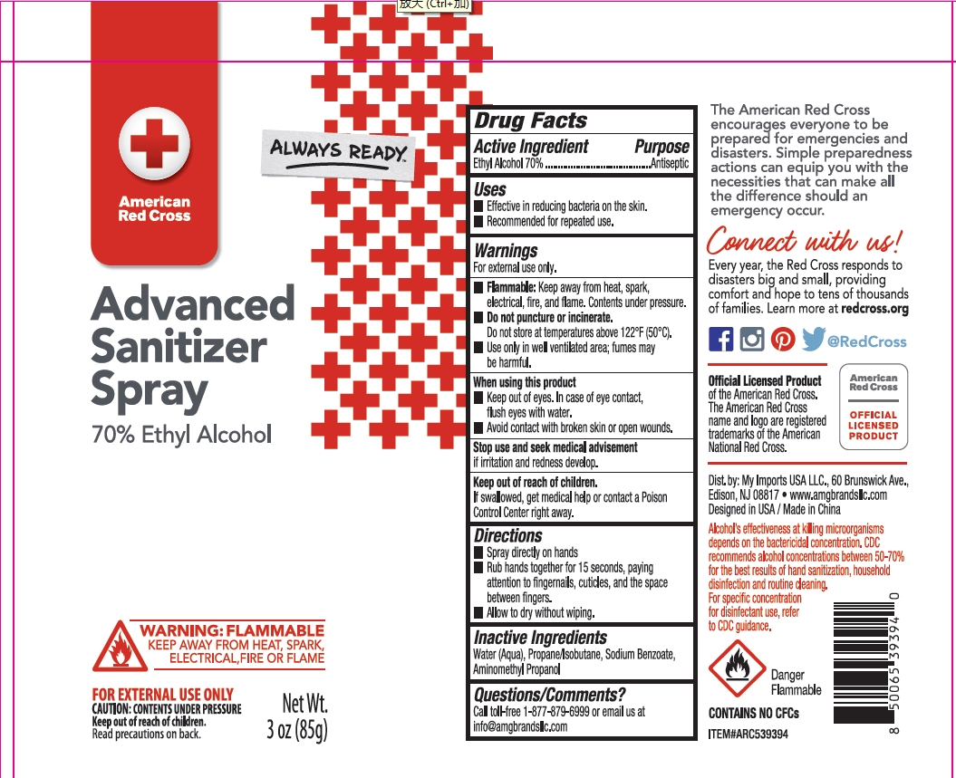 Pill image for American Red Cross Advanced Sanitizer Spray 70% Ethyl Alcohol