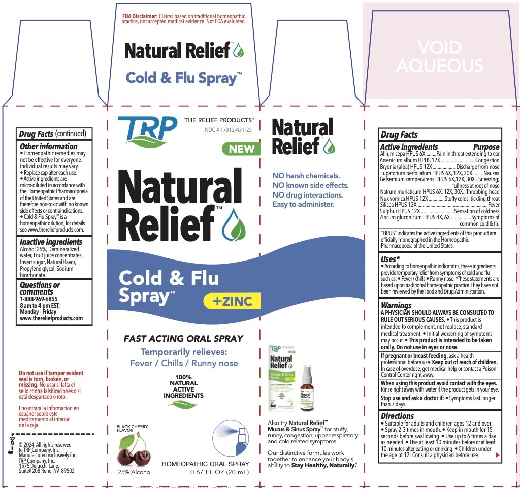 Pill image for Trp Natural Relief ® Cold & Flu Spray™