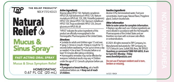 Pill image for Trp Natural Relief ® Mucus & Sinus Spray™