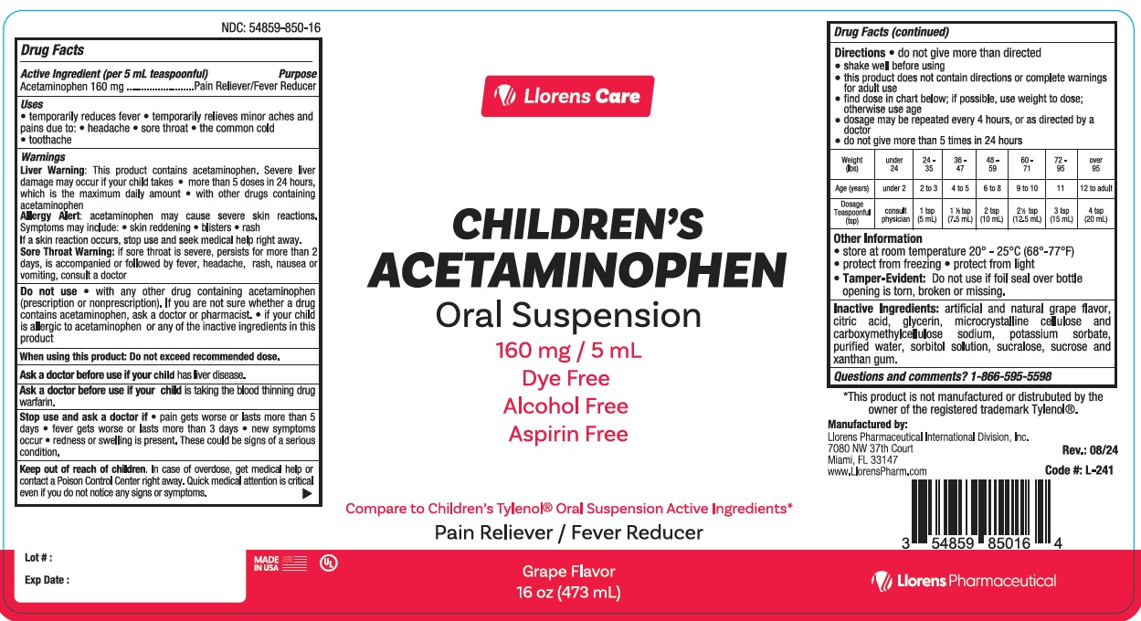 Pill image for Llorens-apapsuschild 850