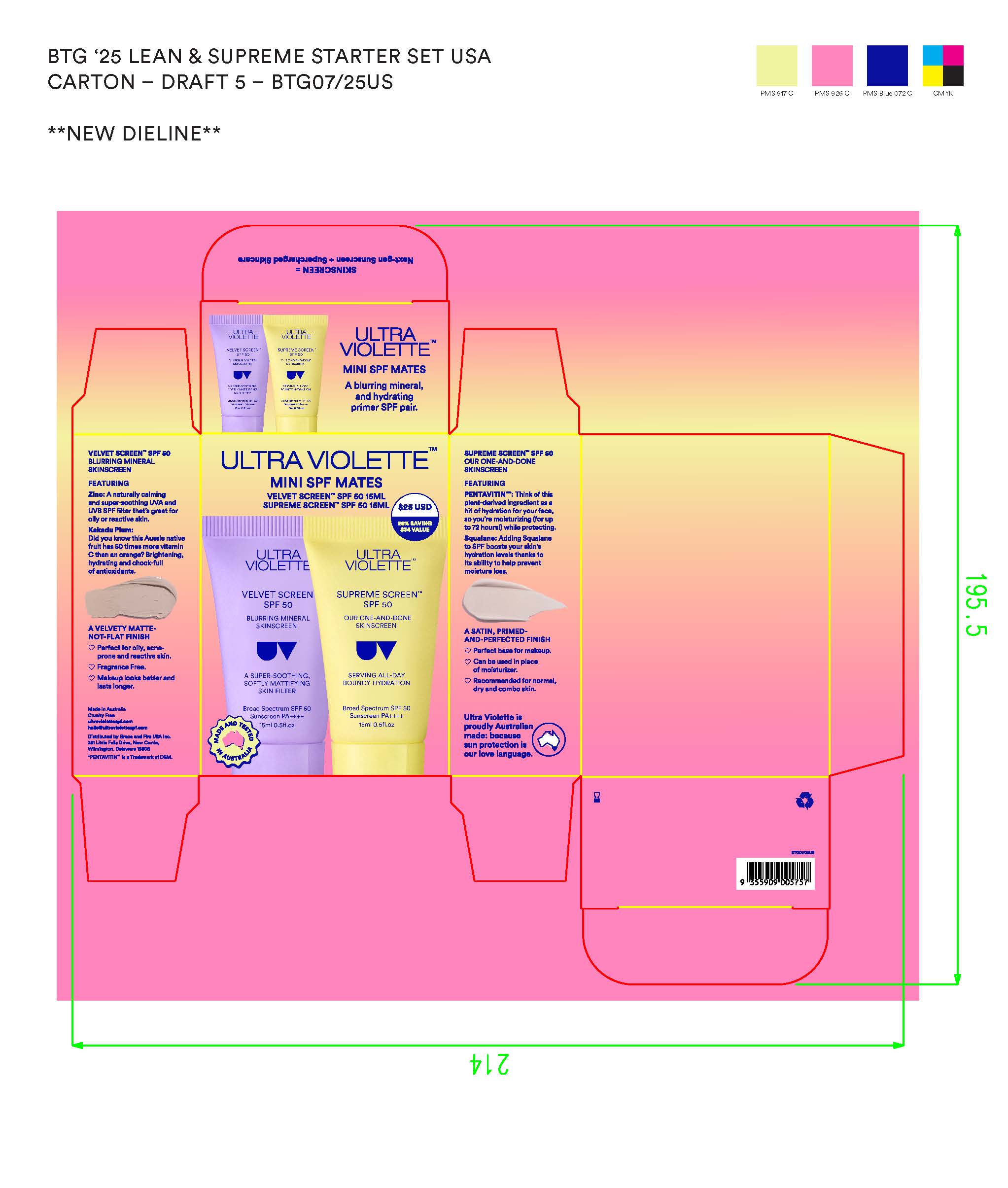 Pill image for Ultra Violette Mini Spf Mates Duo Pack Contains
