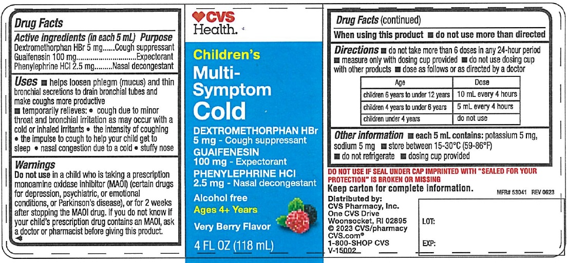 Pill image for Leader Childrens Multi  Symptoms Cold  615
