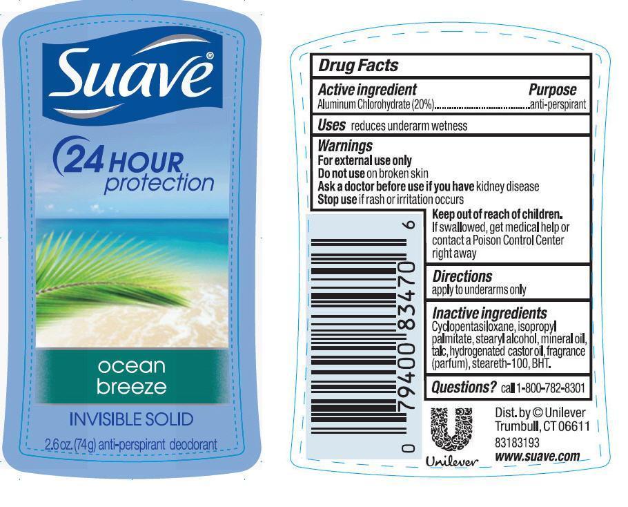 Pill image for Suave Ocean Breeze Antiperspirant And Deodorant
