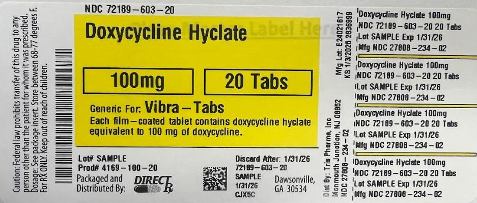 Pill image for Doxycycline Hyclate